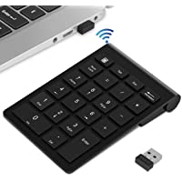 TedGem Teclado Numérico Inalámbrico- Keypad Delgado Portátil Numérico Inalámbrico Recargable 22 Teclas Entrada Datos…